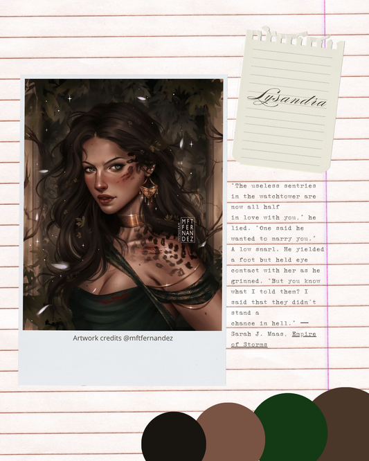 November : Lysandra (Throne of glass inspired)