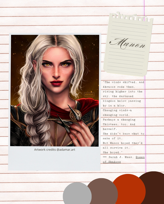 December : Manon (Throne of glass inspired)