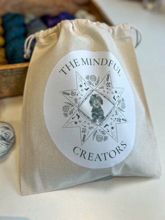 TMC drawstring project bag