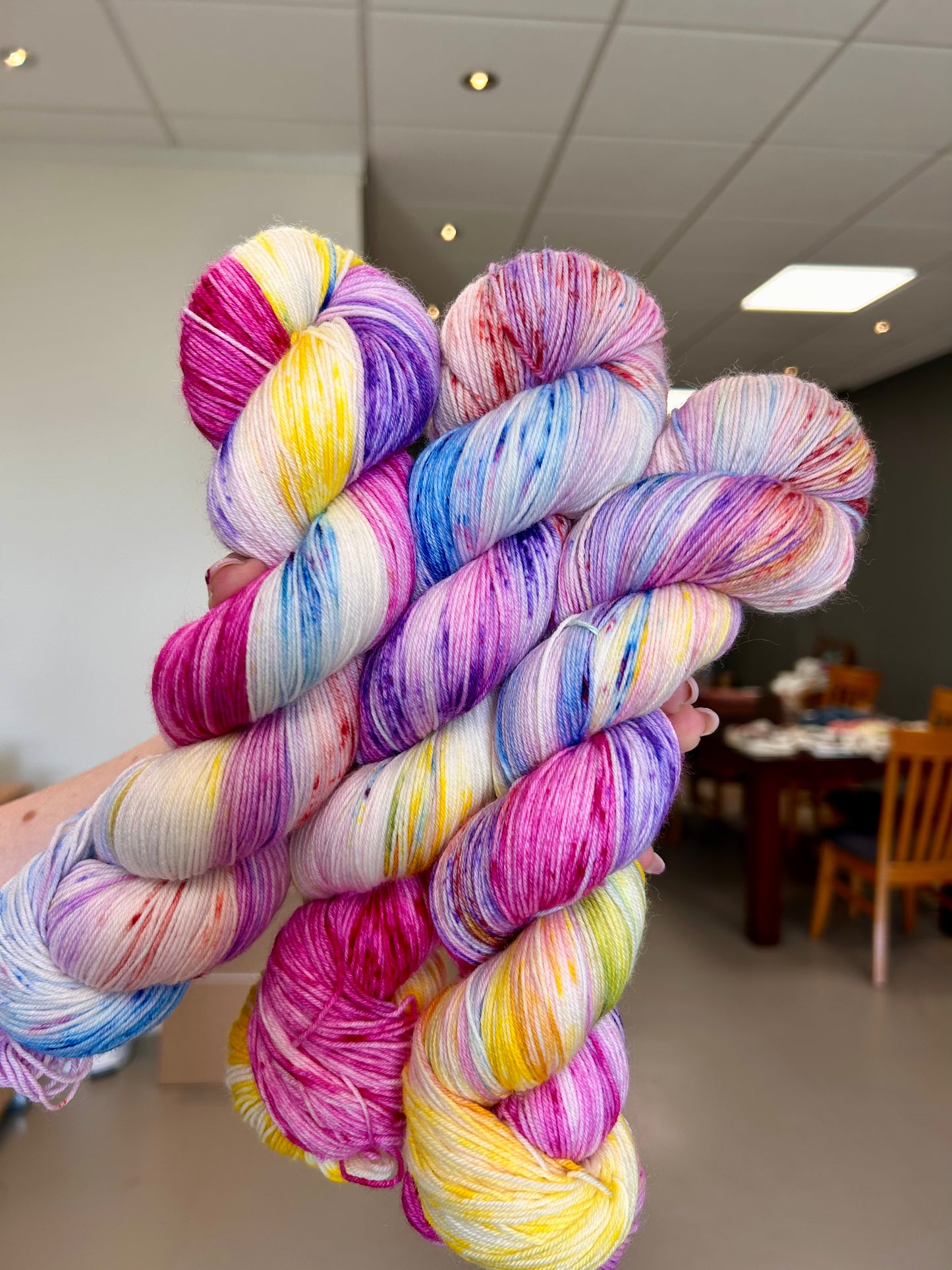 OOAK - pops of neon - Soulful Sock