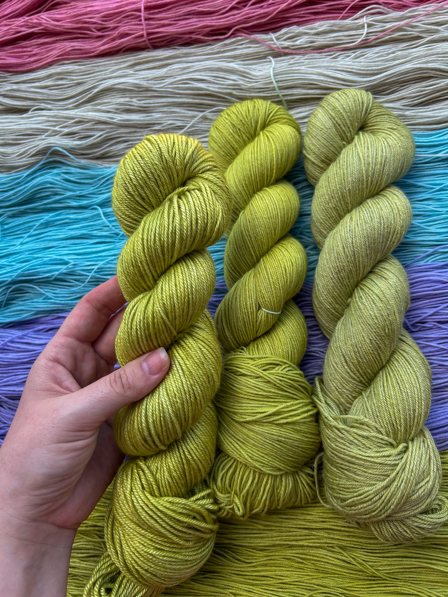 🍵 Matcha — Dyed to Order 2 skein minimum