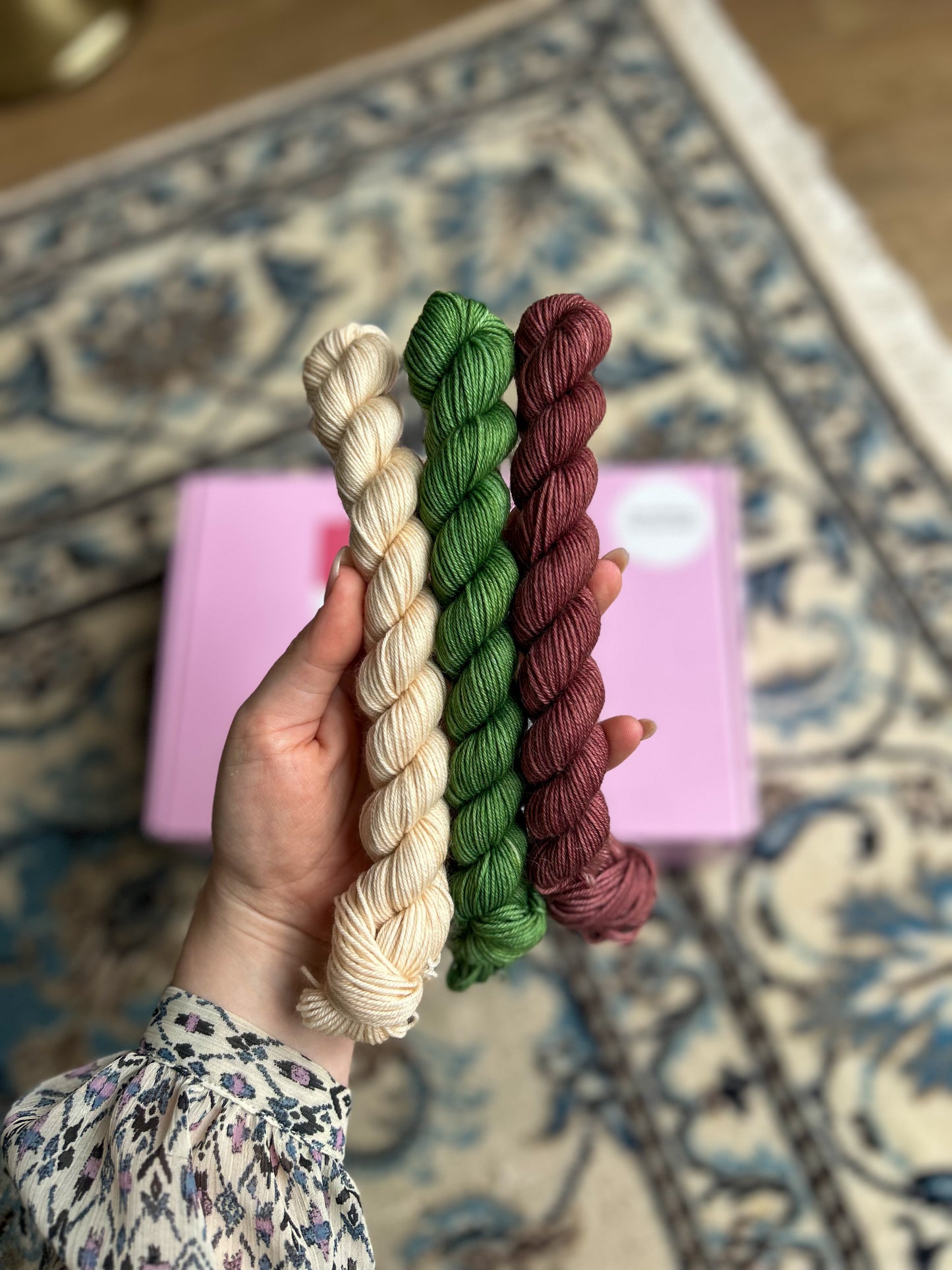 TMC yarn dyeing kit - The woodsy one