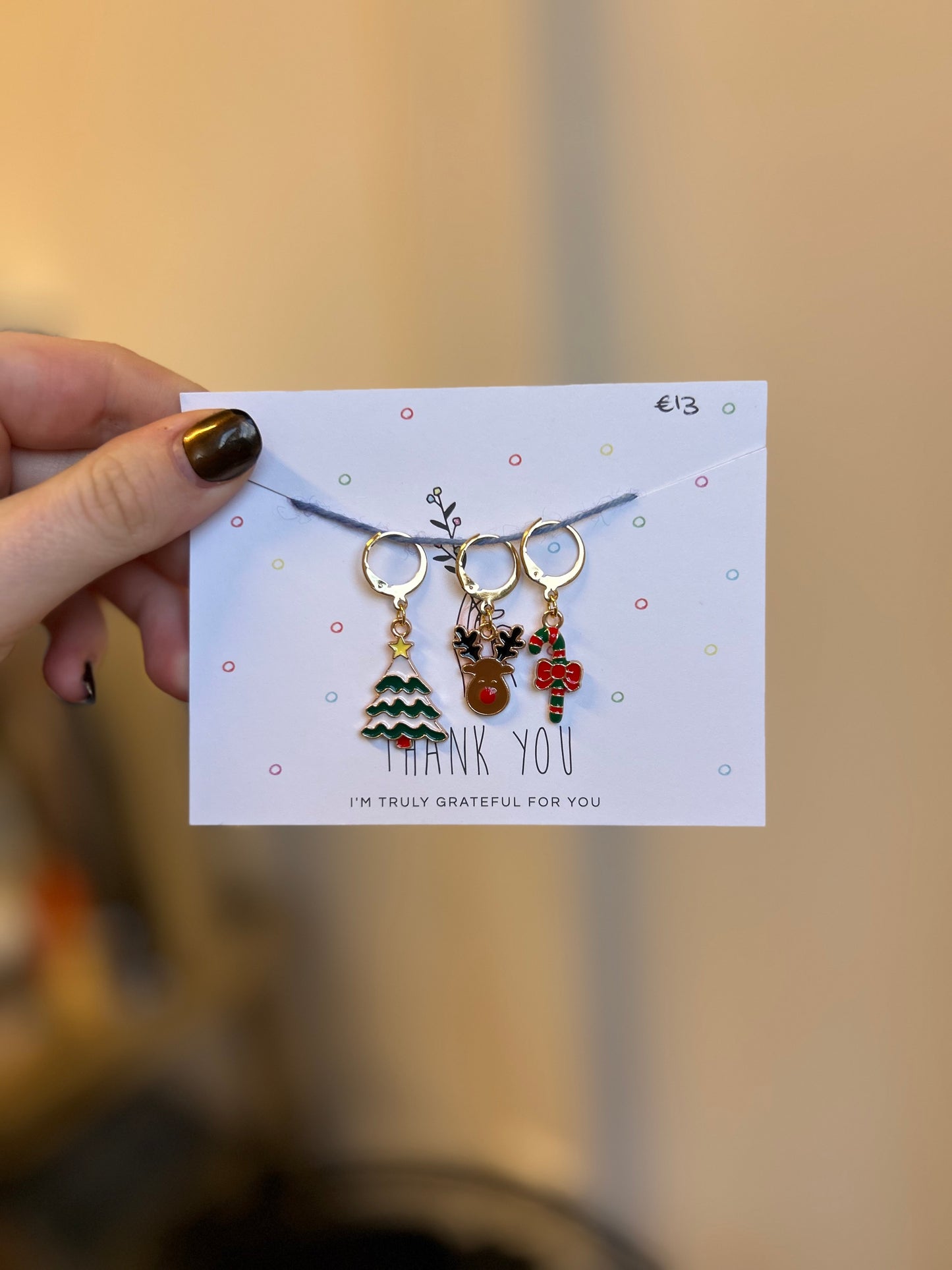 Christmas cheer stitch marker set