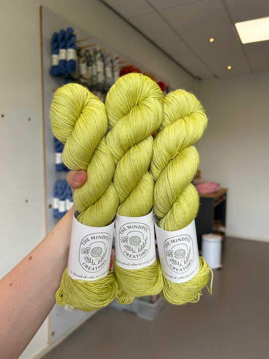 OOAK - Lime green - Soulful sock