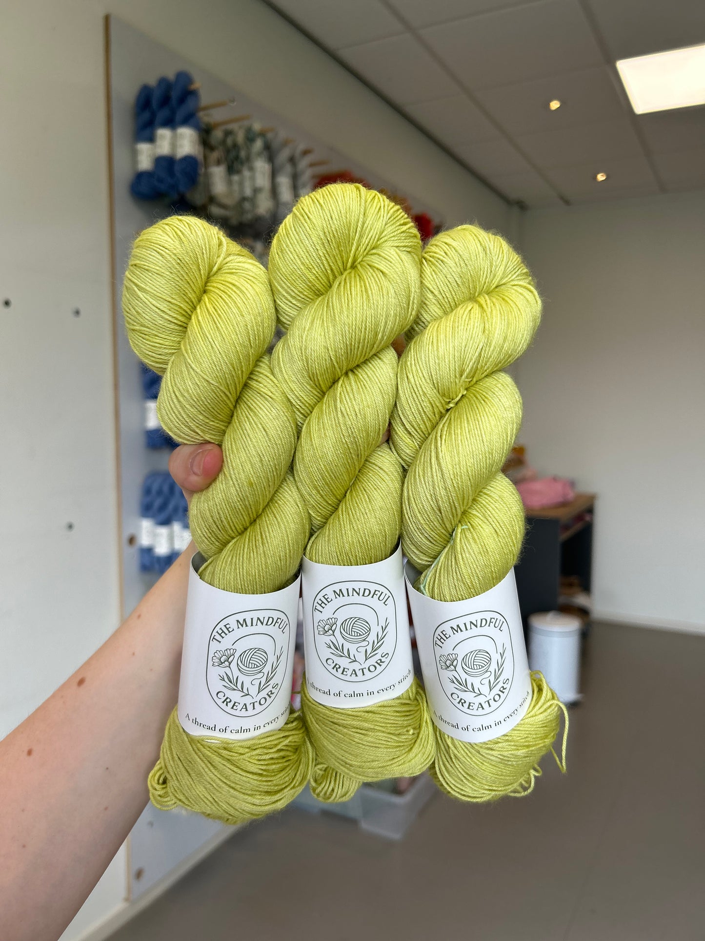 OOAK - Lime green - Soulful sock