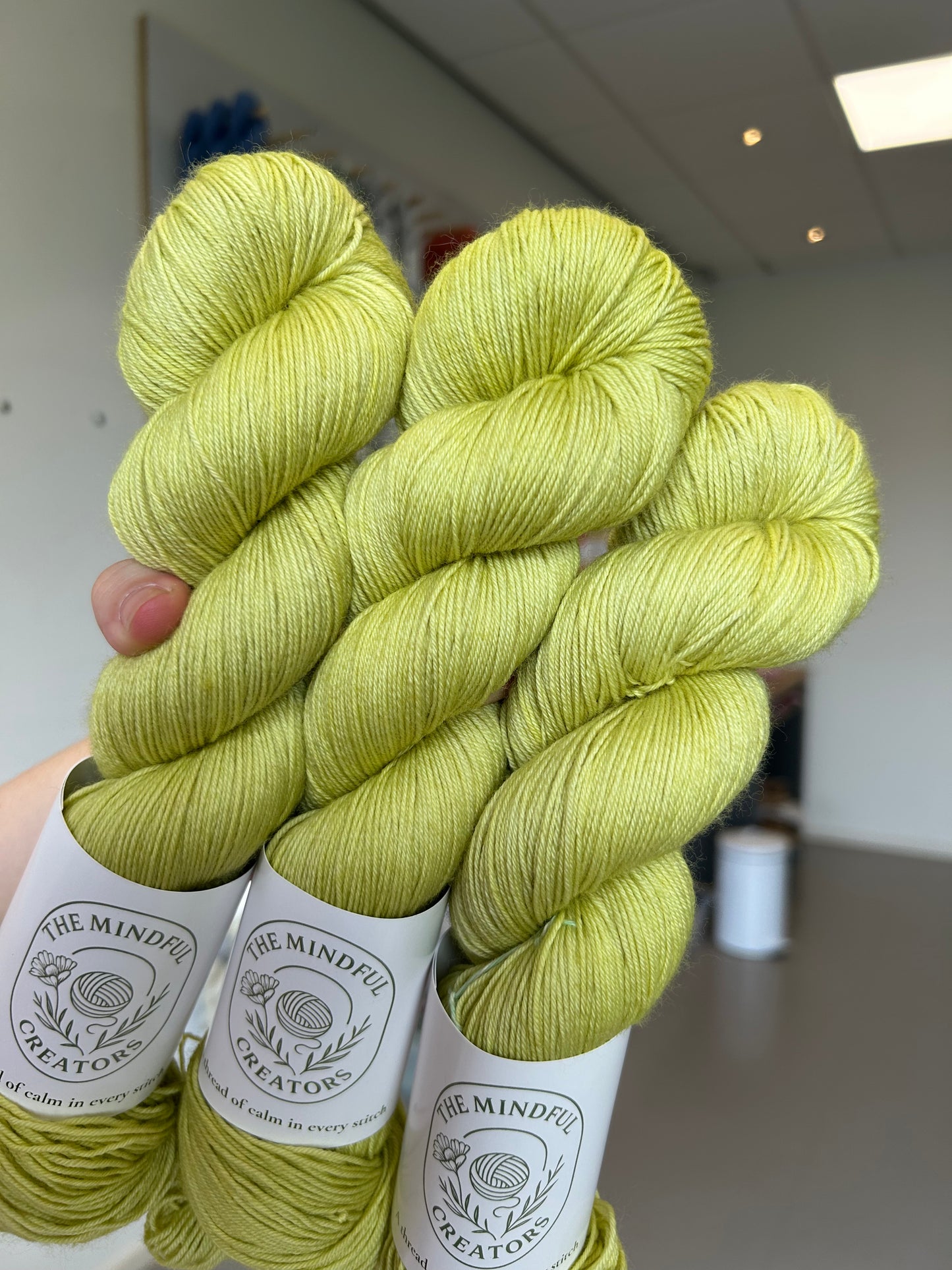 OOAK - Lime green - Soulful sock