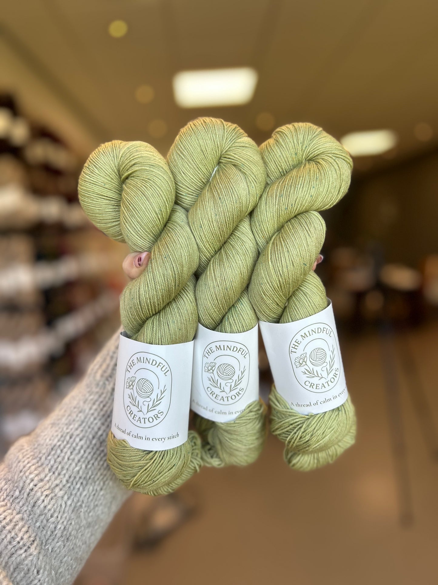 OOAK - soft lime green