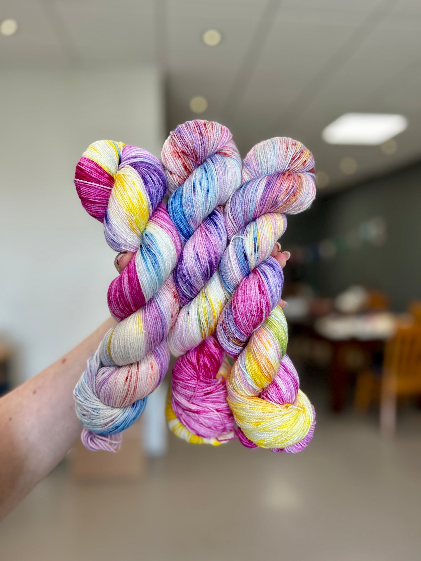 OOAK - pops of neon - Soulful Sock