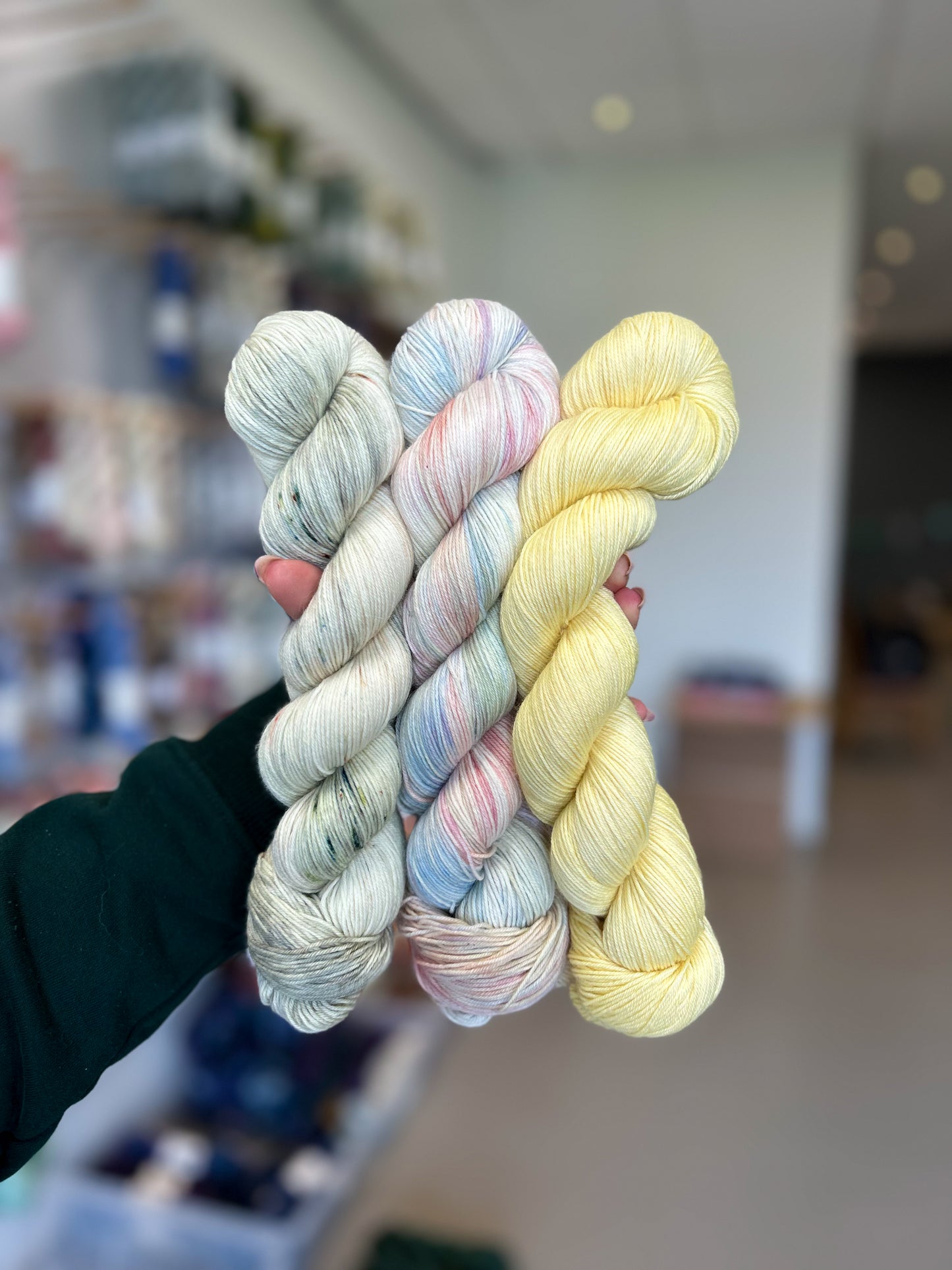 Picnic collection swatch leftovers - Soulful Sock