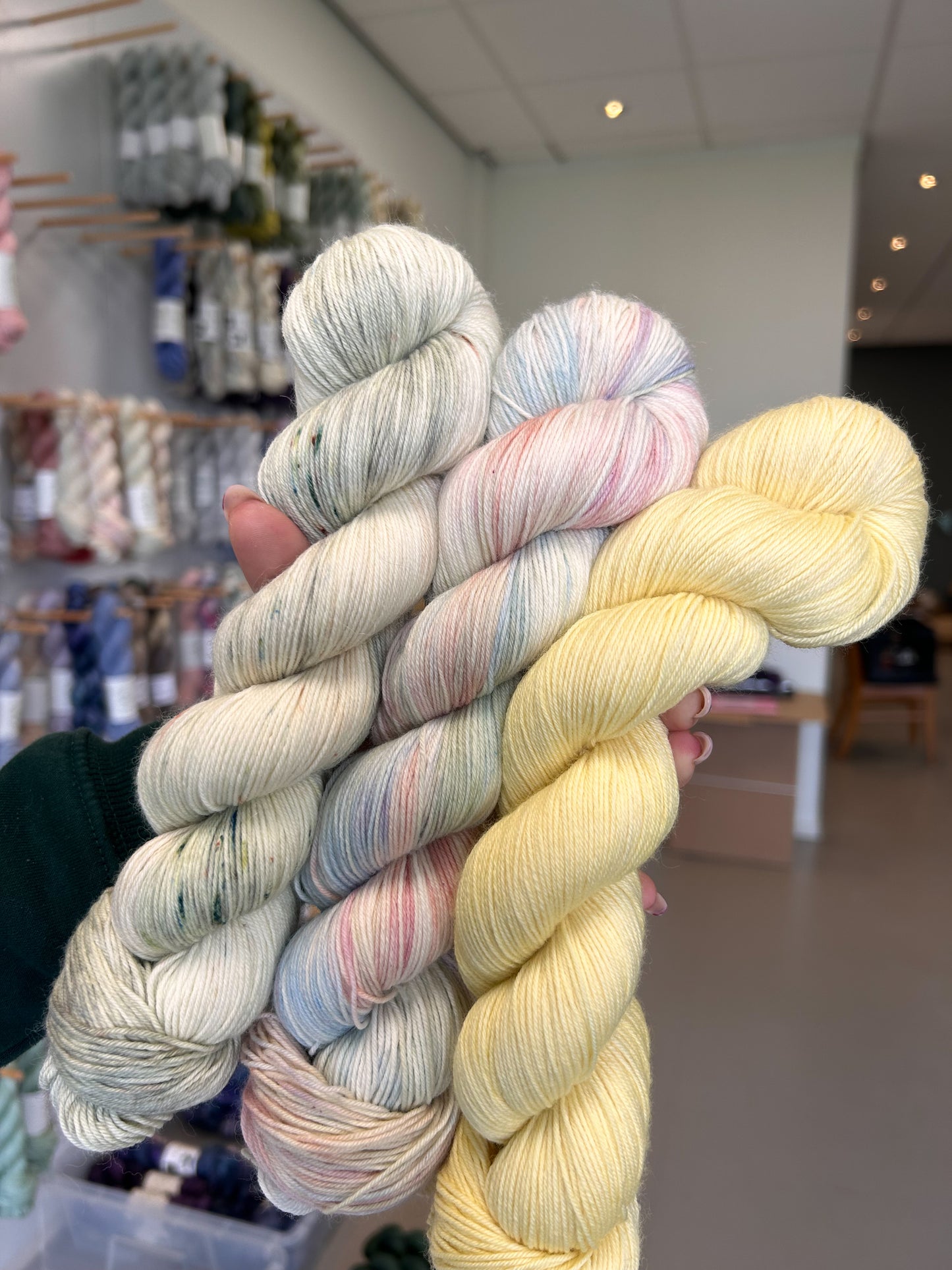 Picnic collection swatch leftovers - Soulful Sock