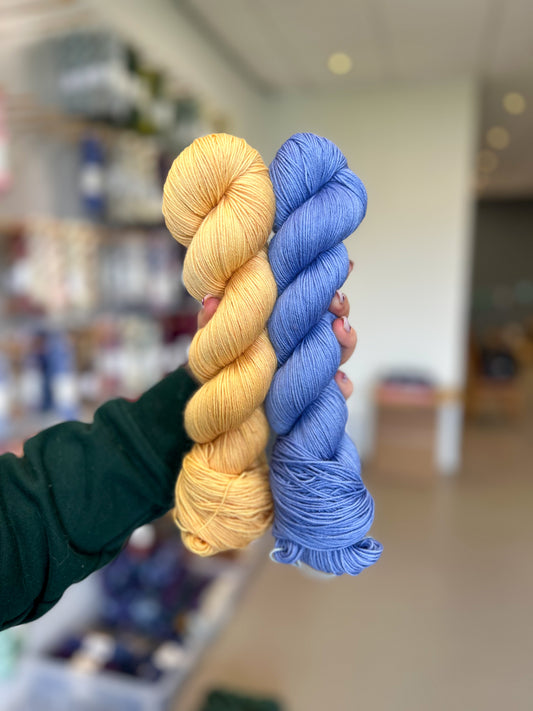 Shore collection swatch leftovers - Soulful Sock