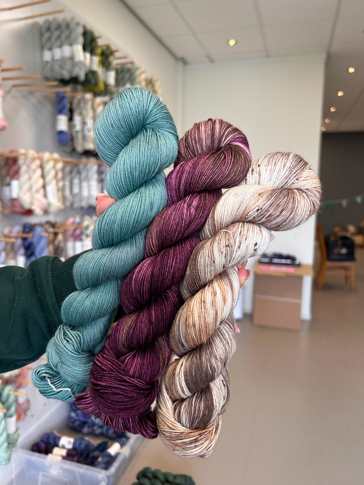 Various collections swatch leftovers - Soulful Sock