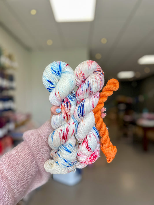 Kingsday 2026 sock set and single skein